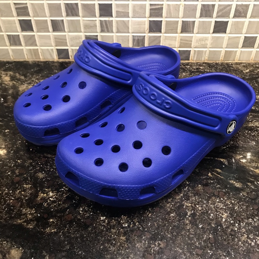 Blue CROCS